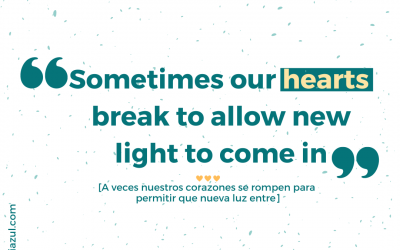 Romperse para volver a encontrar la luz